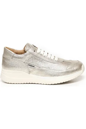 Paciotti Platinum White Trainers with Laces