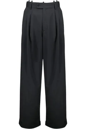 MARGAUX LONNBERG Tapered Trousers, female, , S, Wool Straight Leg Trousers
