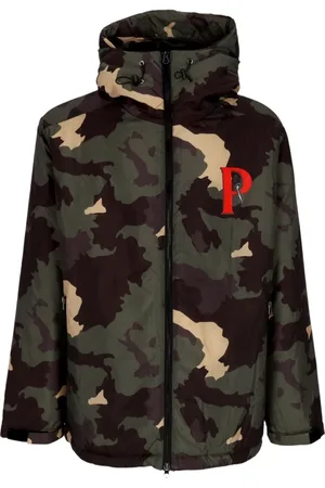 Propaganda Winter Jackets, male, , L, Camo Baseball Windbreaker Jacket