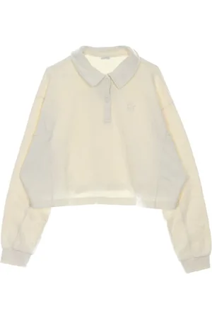 PUMA Polo Shirts, female, , M, Fashion Polo Crew Lightweight Sweatshirt