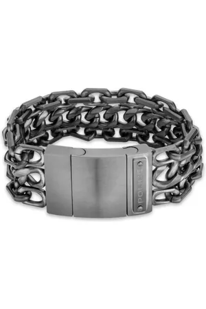 Police Bracelets, male, , ONE SIZE, Bracelet Men Chainmail
