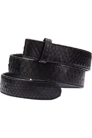 CLARIS VIROT Belts, female, , M, Python Belt