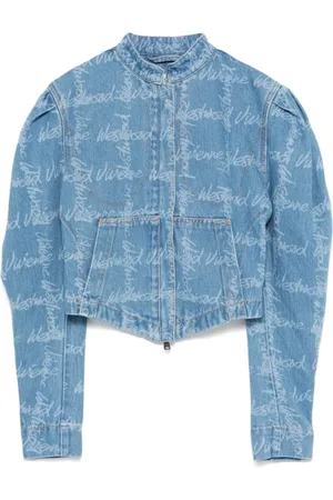 Vivienne Westwood Denim Jackets, female, , M, Logo Print Outerwear Jacket