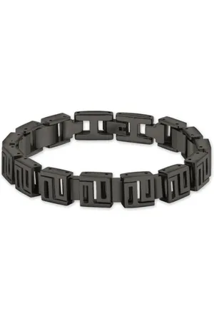 Police Bracelets, male, , ONE SIZE, Bracelet Men Gunmetal Gray Metal 180mm Himal Pj.26563Bsu/02