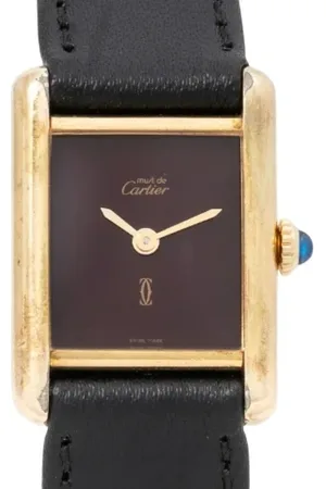 Cartier Pre-owned Watches, female, , ONE SIZE, Pre-owned Leather watches
