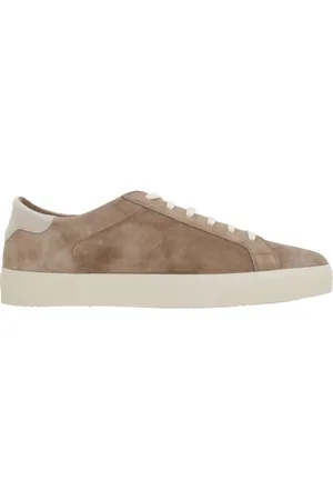 Brunello Cucinelli Sneakers, male, , 7 UK, Suede Low-Top Trainers with Logo