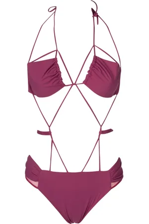 Nensi Dojaka Peonia Gathered Bra Swimsuit
