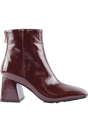 Zoe Heeled Boots, female, , 3 UK, Glossy Wine Stylish Shoes