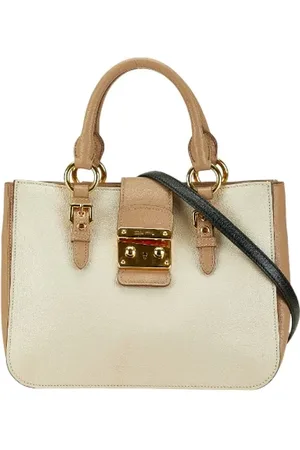 Miu Miu Pre-owned Tote Bags, female, , ONE SIZE, Pre-owned Leather handbags