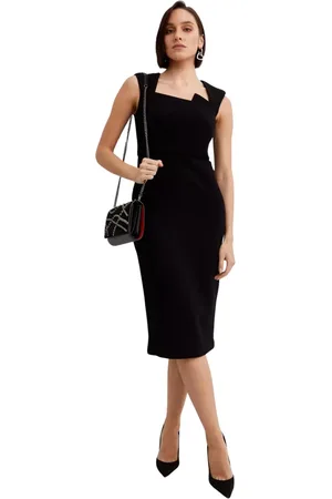 Roland Mouret Party Dresses, female, , XS, Asymmetric Neckline Dress