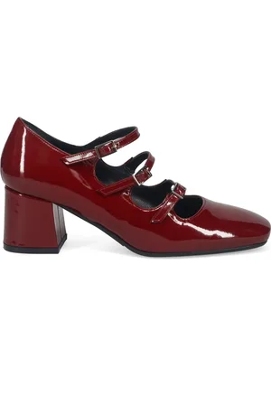 SANGIORGIO Bordeaux Mary Jane Heels