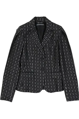 Alberta Ferretti Blazers, female, , XS, Wool Logo Jacket