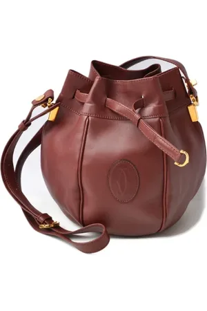 Cartier Pre-owned Bucket Bags, female, , ONE SIZE, Pre-owned Leather shoulder-bags