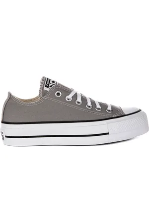 Converse Sneakers, female, , 9 UK, Platform Trainers in Grey for Women