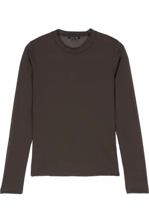 Soeur Long Sleeve Tops, female, , S, Charcoal White Stylish Blouse
