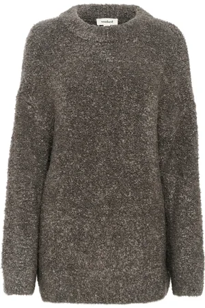 Soaked in Luxury Round-neck Knitwear, female, , 2XL, Dark Knit Pullover Jumper