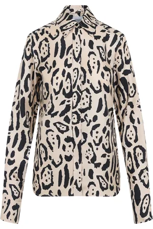 Sportmax Shirts, female, , XS, Leopard Print Shirt