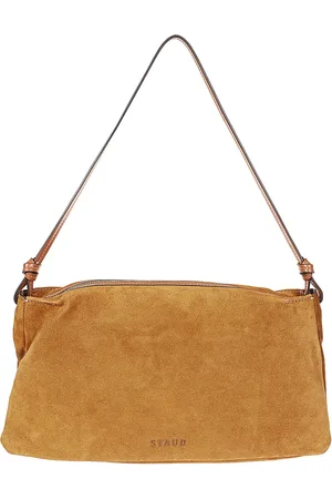 Staud Shoulder Bags, female, , ONE SIZE, Brown leather wally bag