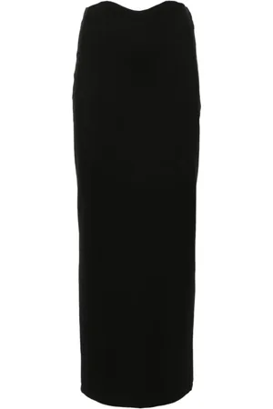 Staud Jersey Skirt Scallop Waist
