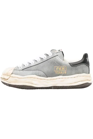 MIHARA YASUHIRO Sneakers, male, , 8 UK, Leather Blakey Trainers with Rubber Sole