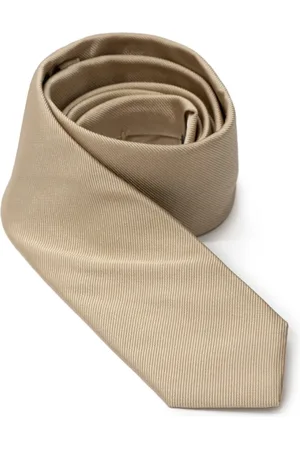 Dolce & Gabbana Ties, male, , ONE SIZE, Gold silk tie