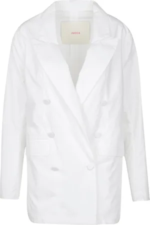 Jucca Double-breasted cotton blazer