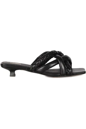 Ash Heeled Mules, female, , 4 UK, Leather Sandal with Square Toe