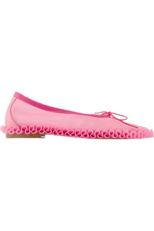 Simone Rocha Ballerinas, female, , 7 UK, Frill Ballerinas in Mesh