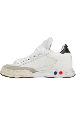 MIHARA YASUHIRO Sneakers, male, , 9 UK, Leather Trainers with Japanese Design