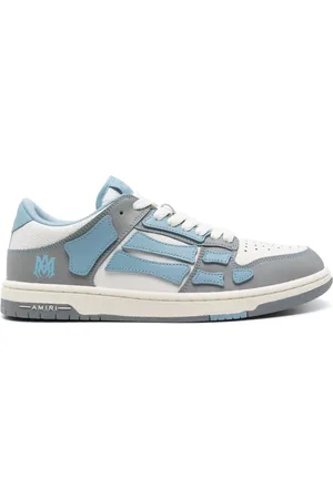 AMIRI Sneakers, male, , 10 UK, Grey Low Top Leather Trainers