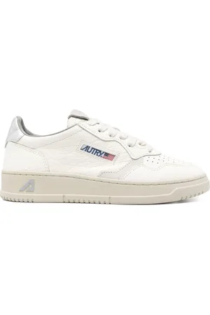 Autry Leather Sneaker with Suede Details