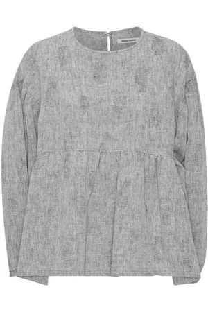 HENRIK VIBSKOV Blouses, female, , S, Grey Melange Gloves Bowl Blouse