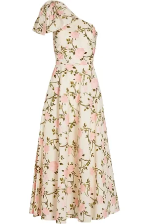 Giambattista Valli Party Dresses, female, , S, Shoulder Bow Dress with Print