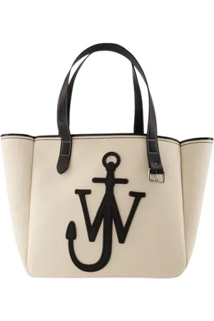 J.W.Anderson White Leather Quilted Tote Bag