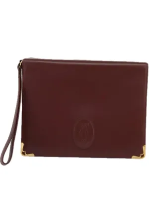 Cartier Pre-owned Clutches, female, , ONE SIZE, Pre-owned Leather clutches