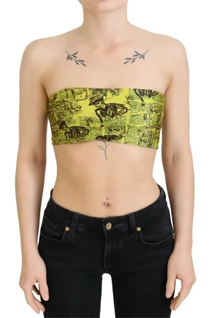 John Galliano Stylish Cropped Stretch Top Bra