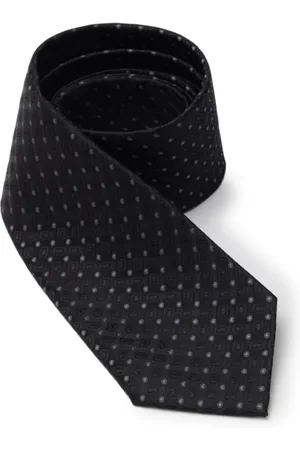 Dolce & Gabbana Ties, male, , ONE SIZE, Silk geometric print tie
