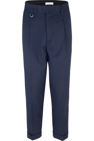 Paolo Pecora Suit Trousers, male, , M, Pleated Slim Leg Trousers