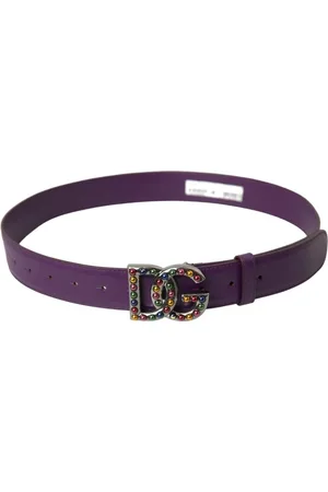 Dolce & Gabbana Belts, female, , 80 CM, Leather Logo Belt