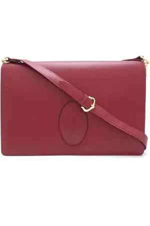 Cartier Pre-owned Cross Body Bags, female, , ONE SIZE, Pre-owned Leather shoulder-bags
