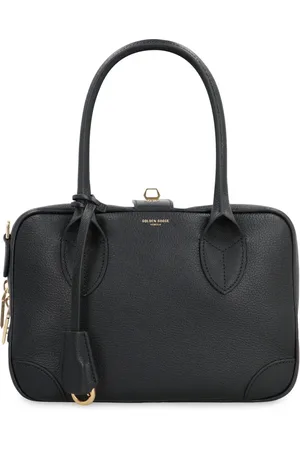 Golden Goose Grainy Leather Handbag with Metallic Closure