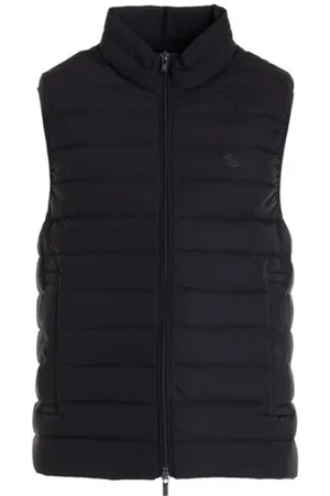 Emporio Armani Vests, male, , M, Quilted Vest with Double Zipper and Pockets