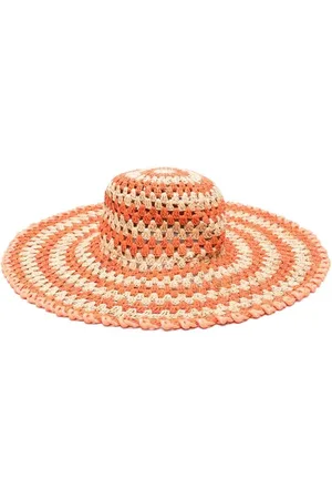ALÉMAIS Burnt Wide Brim Interwoven Hat