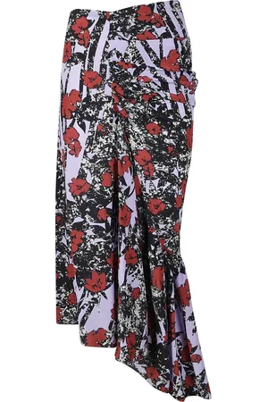 Colville Midi Skirts, female, , S, Printed Silk Midi Skirt
