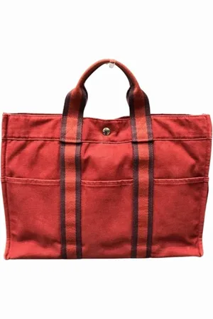 Hermès Pre-owned Tote Bags, female, , ONE SIZE, Pre-owned Canvas handbags