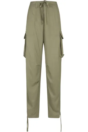 Golden Goose Straight Trousers, female, , XS, Wide Leg Cargo Pant in Fluid Viscose Twill