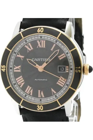 Cartier Pre-owned Watches, male, , ONE SIZE, Pre-owned Leather watches