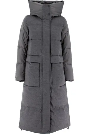 Duno Quilted Bi-Material Wool Down Jacket