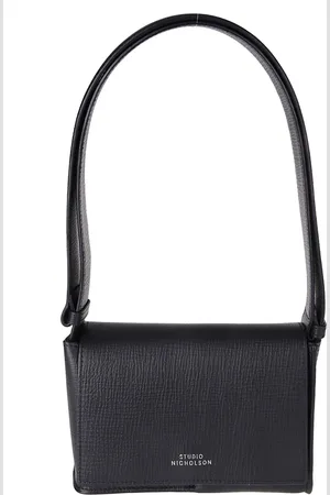 STUDIO NICHOLSON Shoulder Bags, female, , ONE SIZE, Embossed Logo Calfskin Shoulder Bag