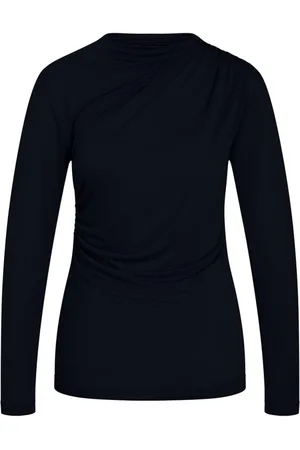 Bruuns Bazaar Long Sleeve Tops, female, , S, Draped Blouse Top